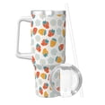 thumbnail image 2 of Pofeuu Floral Strawberr Print 40oz Ice Bully With Handle And Straw Stainless Steel Vacuum Insulated Cup And 2 In 1 Straw Lid, 2 of 8