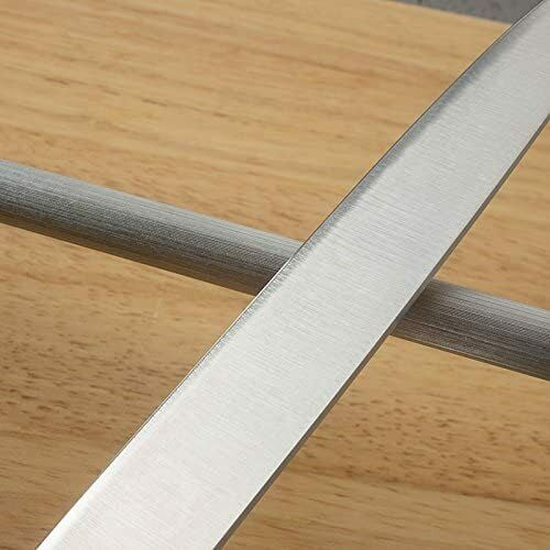 2 PACK 10 inch Kitchen Knife Sharpener Diamond Sharpening Honing Steel Rod Stick