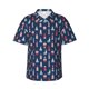 thumbnail image 1 of Balery Cartoon Lighthouse Camisas hawaianas de manga corta para hombre, camisas playeras de corte holgado, camisas de vacaciones con botones,3X-Large, 1 of 7