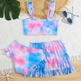 thumbnail image 6 of CAUYDY 3T 4T 5T Toddler Kids Girls 2 Piece Bikini Swimsuit 7T 8T 9T Children Girls Bathing Suit with Cover Ups 10T 11T 12T 13T 14T Teen Girls Summer Swimwear (Sizes 4-5 Years,H03-Pink), 6 of 7