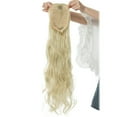 thumbnail image 3 of SEGO Clip in Ponytail Hair Extensions Long Wavy Drawstring Ponytail for Women Natural Black Soft Synthetic Heat Resistant Hairpiece, 3 of 8