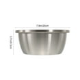 thumbnail image 6 of Bowl Mixing Stainless Steel Baking Bowls Washinglarge Round Basin Classic Metal Kitchen Vegatable, 6 of 10