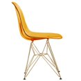 thumbnail image 3 of LeisureMod Cresco Molded Eiffel Side Chair with Gold Base, 3 of 3