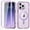 Lightpurple, variant on Dteck Magnetic Designed for iPhone 15 Pro Case, Compatible with MagSafe Built-in Touch Sensitive Anti-Scratch Screen Protector Cover for iPhone 15 Pro,Lightpurple