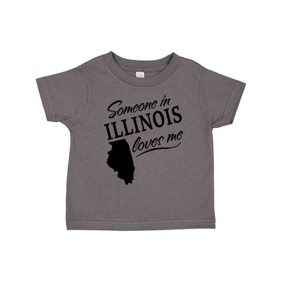 Inktastic Someone in Illinois Loves Me Boys or Girls Toddler T-Shirt