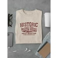 thumbnail image 3 of Historic Master Series Text T-Shirt Men -Image by Shutterstock, Male Small, 3 of 4