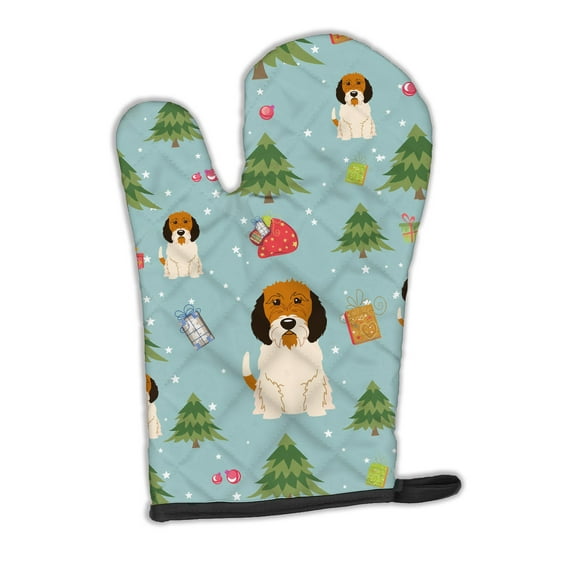 Christmas Petit Basset Griffon Veenden Oven Mitt