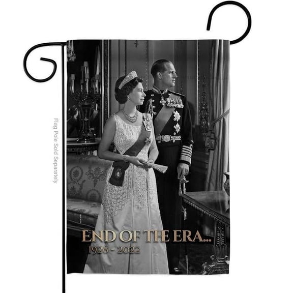 USA Decoration G180321-BO 13 x 18.5 in. End of The Era Sweet Life Sympathy Double-Sided Decorative Vertical Garden Flag for House Decoration Banner Yard Gift