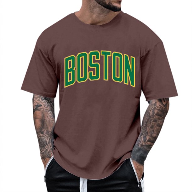 Camiseta de cuello redondo con estampado floral para hombre: manga corta, poliéster transpirable, diseño moderno, tallas S-XXXXXL para ropa informal de verano