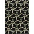 thumbnail image 2 of Addison Rugs Chantille Indoor/Outdoor Transitional Geometric Black Washable Rectangle Rug, 5' x 7'6", 2 of 6