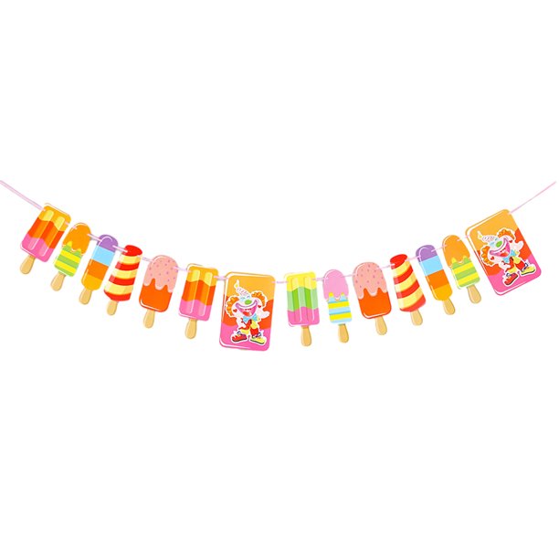 Inteprter Decoraciones de pancartas, pancarta colgante, 0 Uds., pancarta colgante, tarjeta de papel, 0 Uds., arcoíris para banderines para Kits de decoración para fiestas Arcoíris 16.4 pies