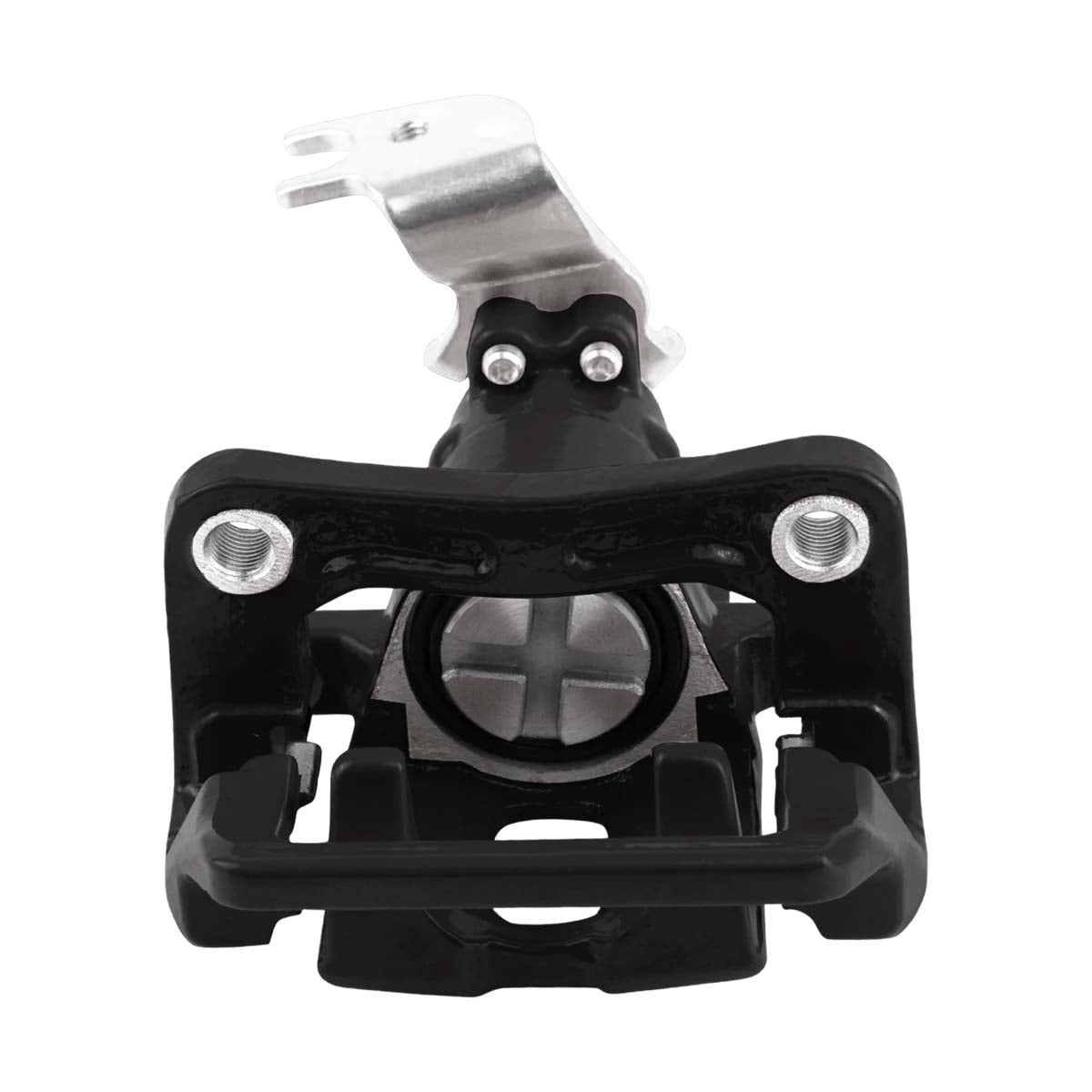 AutoShack Rear Black Brake Calipers for Honda & Acura, Accord 2008-2012 TSX 2009-2014, FWD L4 2.4L V6 3.5L, Left and Right, Pair