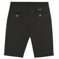 thumbnail image 2 of Buyless Fashion Boys Shorts Pants Flat Front Cotton Casual Straight Cut - 18S1624-S-BLK-4, 2 of 7