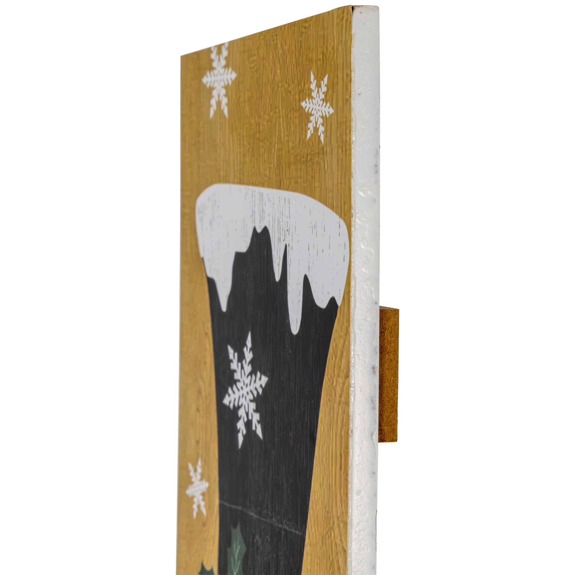 Northlight 36" Snowman "Merry and Bright" Christmas Porch Board Sign Decoration