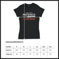 thumbnail image 5 of Tee Hunt Find Your Patience Before I Lose Mine Funny T-Shirt Sarcasm Women's T-Shirt Tee, Black, Large, 5 of 5