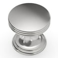 thumbnail image 4 of Hickory Hardware American Diner 1 Inch Diameter Chrome Cabinet Knob P2140-CH, 4 of 7