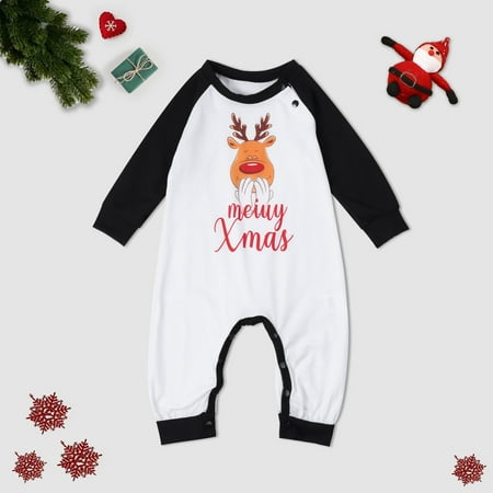 

Matching Family Pajamas Sets Christmas Smile Print Top And Plaid Pants Sleepwear For Kid