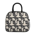 thumbnail image 2 of Womens Halloween Ghost Boo Pattern Lunch Box for Work,Insulated Lunch Bag for Women,Loncheras Para Mujer,Leakproof Adult Lunch Bag for Work,Beach,Travel,Picnic,Camping, 2 of 7