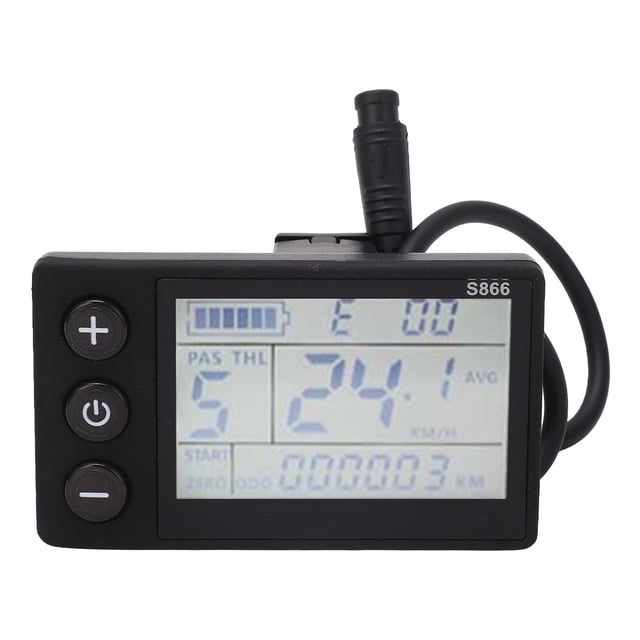 Pantalla LCD de conversión de scooter eléctrico Nikou con conector impermeable de 6 pines