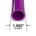 thumbnail image 2 of 1-1/4" Size Furniture Grade PVC Pipe, 40", Purple (3-Pack), 2 of 2