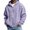 Purple, variant on Waffle Knit Hoodies for Men Full Zip Hooded Cardigan with Pocket Lightweight Loose Fit Athletic Jackets 2026 Fall Outfits for Men(Red,XXXL)