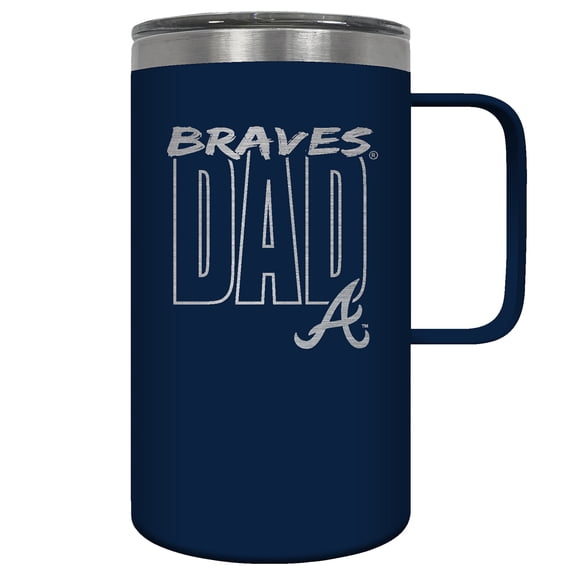 Atlanta Braves Dad 18oz. Hustle Travel Mug