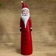thumbnail image 3 of Hand-Carved Santa and Snowman Figurines Outdoor Indoor Holiday Decorations Weather-Resistant Resin Christmas Sculptures Silent Guardians, 3 of 4