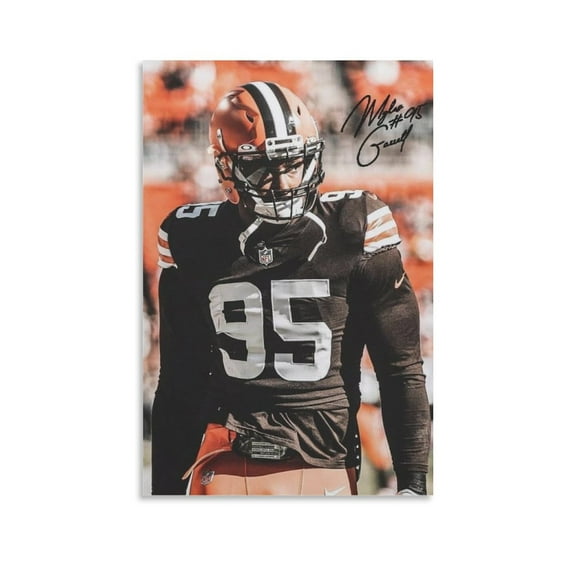 Myles Garrett Canvas Poster Poster Decorative Painting Canvas Wall Art Living Room Posters Bedroom Painting 16x24inch(40x60cm)