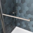 thumbnail image 5 of JimsMaison 56-60" W x 74" H Double Sliding Frameless Shower Door with 5/16'' (8mm) Tempered Glass, Chrome, 5 of 11