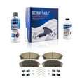 thumbnail image 4 of Detroit Axle - Front Drilled Slotted Brakes and Rotors Brake Pads Brake Calipers Replacement for Lexus NX300H Fits select: 2015 LEXUS RX 350 BASE/350 F-SPORT, 2010-2012 LEXUS RX 350, 4 of 6