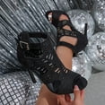 thumbnail image 6 of Mostsola Stiletto Heels for Women Peep Toe Pumps Cutout Heeled Sandals Ankle Strap Dress Shoes, 6 of 9