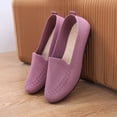 thumbnail image 5 of Women's Comfortable Shoes Loafer Casual Fly Weaving Natural Driving Fashion Flats Breathable Nurse Walking Ladies Slip On Shoes, 5 of 6