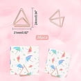 thumbnail image 2 of 36pcs Mini Place Card Holders Cute Table Card Holders Triangle Shape Wedding Table Number Holders Rose Gold Photo Holder Pictures Stand Clips for Place Cards Weddings Anniversary Party, 2 of 9