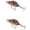 c, variant on Bisitoy 2Pcs Spinner Fishing Lures Set with Colorado Blade for River Smallmouth
