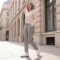 thumbnail image 2 of Sosenfer Women's Mesh Wide Toe Box Barefoot Shoes Zero Drop Walking Sneakers Minimalist Casual Shoes Minimalist Casual Shoes White, 2 of 5