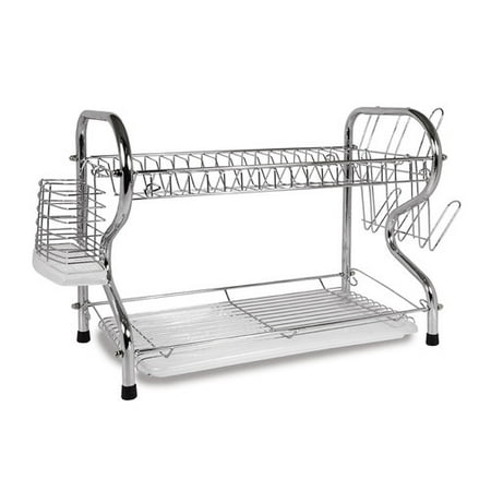 Better Chef 16-inch 2 Level Dish Rack (Best Dish Rack And Drainboard)