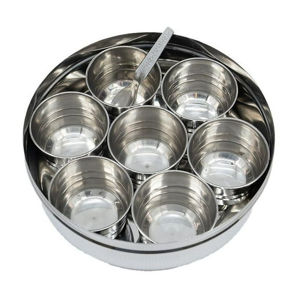Verka 7PCS Stainless Steel Spice Box, Masala Dabba, With Spoon
