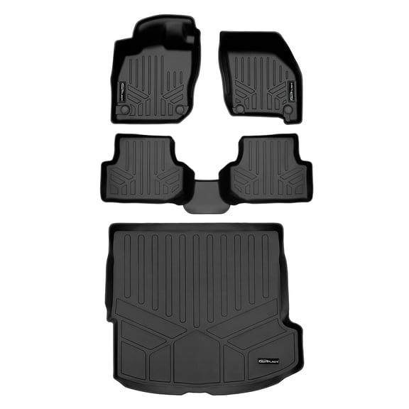 SMARTLINER 3 Rows Custom Fit Floor Liners Compatible with 2022 - 2025 Audi S3 (Gasoline | )
