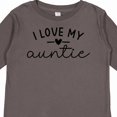 thumbnail image 4 of Inktastic I Love My Auntie Boys or Girls Long Sleeve Toddler T-Shirt, 4 of 5