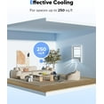 thumbnail image 2 of Towallmark 6000 BTU Window Air Conditioner,&nbsp;WiFi Enabled AC Unit Cools 250 Sq Ft, Energy Efficient With Remote & App Control, Includes Timer & Install Kit, For Bedroom Living Room, 2 of 7