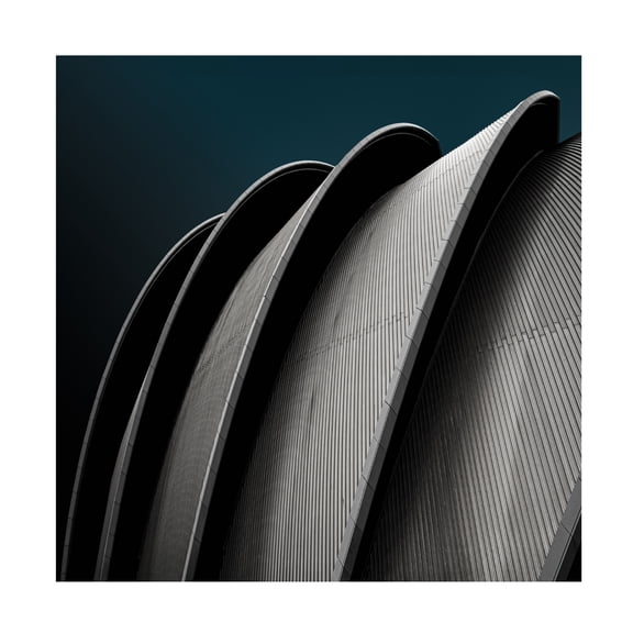 Canvas Wall Art - Inge Schuster 'Glasgow Building' Wall Art for Living Room, Bedroom, or Office D?cor by Trademark Fine Art - 14 x 14 Inches