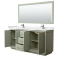 thumbnail image 2 of Wyndham Collection Wcf1111-72D-Vca-M70 Icon 72" Free Standing Double Basin Vanity Set -, 2 of 7