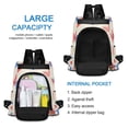 thumbnail image 6 of FORMRS Women's Travel Backpack Purse Anti-Theft Hidden Pockets Casual Shoulder Bag, Red Butterflies, 6 of 7