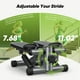 thumbnail image 4 of edx Steppers para Ejercicio, Mini Home Fitness Step con Resistencia, Capacidad de Carga 300 Libras, con Pantalla Digital, para Fitness en Interiores, Plateado, 4 of 8