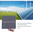 0.65W 1.5V Solar Panel Board Mini Diy Solar Plate Charger Kit With Wire