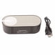 thumbnail image 1 of Reloj despertador digital recargable con altavoz Bluetooth 5.0, graves potentes, radio FM y luces de colores, color negro, 1 of 14