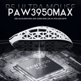 thumbnail image 3 of ATTACK SHARK R5Ultra Carbon Fiber Wireless 8K PAW3950MAX Gaming Mouse with 8K Coiled Cable,39g SUPERLIGHT, 8K Hz Wireless Polling Rate, MCU Nodic 52840, DPI up to 42000, BT/2.4G Wireless/Wired, 3 of 11