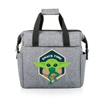 Mandalorian - Grogu Snack Time - On The Go Lunch Bag Cooler, (Heathered Gray)