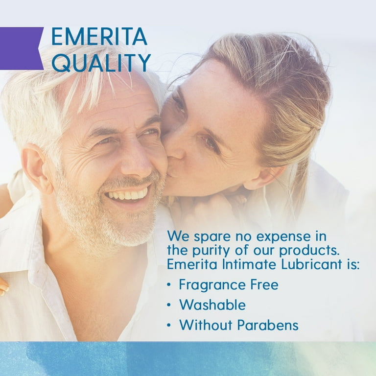 emerita natural lubricant Emerita Intimate Lubricant | Lubricant for Women | Vitamin E For Healthy  Skin Support | Vegan, Without Parabens (2oz Warming, Cinnamon) main image 1