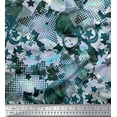 thumbnail image 1 of Soimoi Viscose Chiffon Fabric Star,Skull & Texture Decor Fabric Printed Yard 42 Inch Wide, 1 of 1